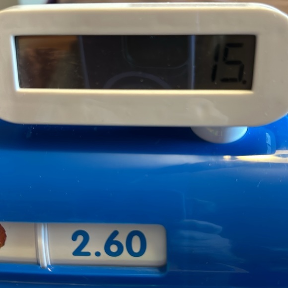 Vtg. Kids cash register w/$ & calculator. - Picture 4 of 9